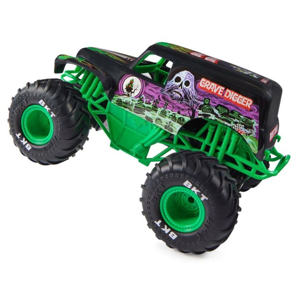 Open Box - Grave Digger - Monster Jam 1:15 Scale Grave Digger Green - Picture 4 of 5